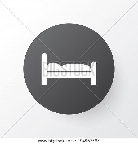 Bed Icon Symbol. Premium Quality Isolated Doss Element In Trendy Style.