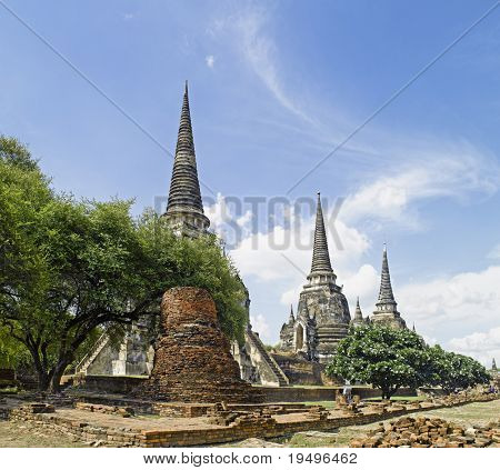 Thailand - Ayutthaya: Wat Phra Sri Sanphet Tempel