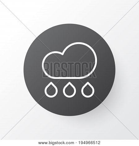Cloudburst Icon Symbol. Premium Quality Isolated Rain Element In Trendy Style.