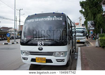 Yutong Mini Bus. New Bus Of Chiangmai City Bus