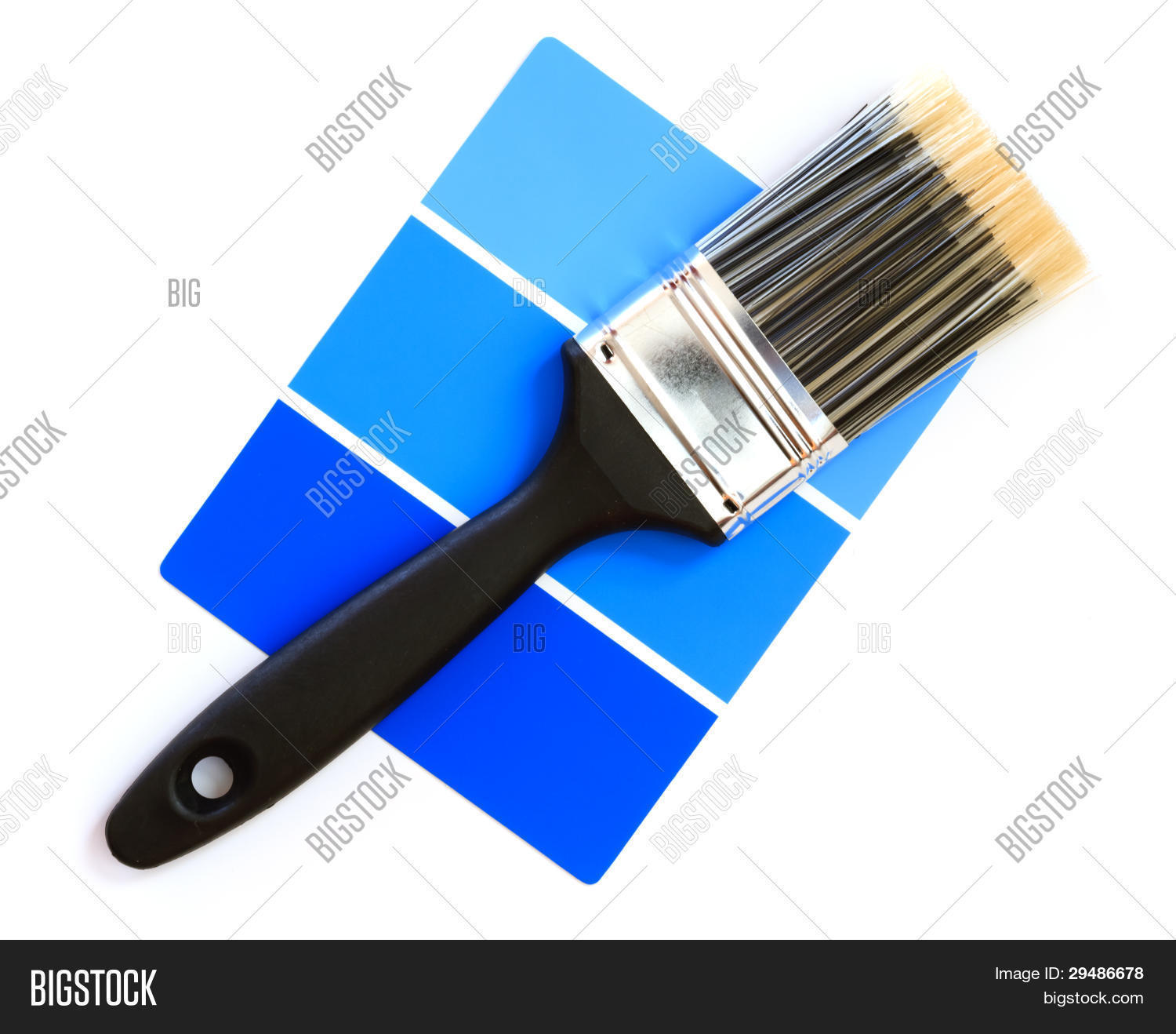 Blue Paint Swatch Image & Photo (Free Trial) | Bigstock