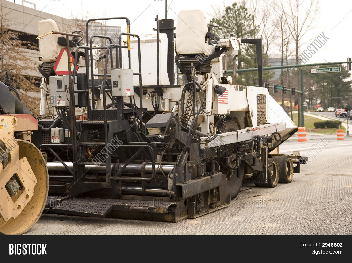 Asphalt Paving Machine Image & Photo (Free Trial) Bigstock