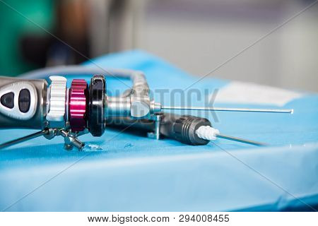 Arthroscope Ready To Be Used At The Surgery Room