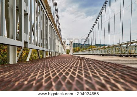 Big Old Bridge In The Mountains In France