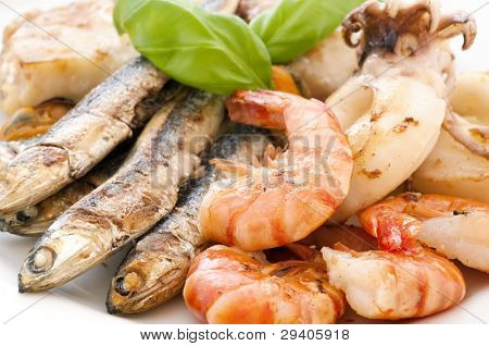 Seafood platter