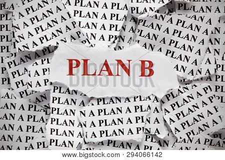 Torn Pieces Of Paper With The Phrase 