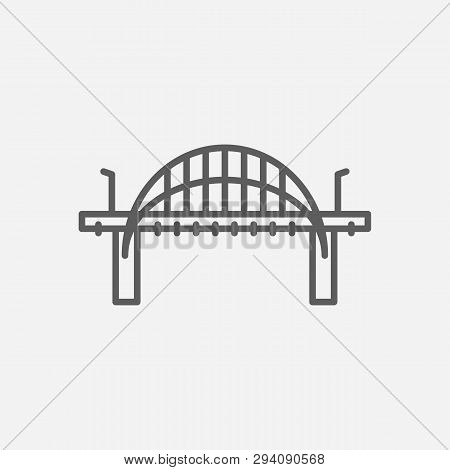 Alabama Icon Line Symbol. Isolated Vector Illustration Of  Icon Sign Concept For Your Web Site Mobil