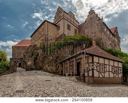 Quedlinburg Is A Town Located North Of The Harz Mountains, In The District Of Harz In The West Of Sa