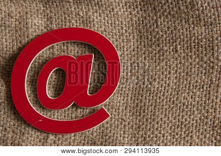 sign e-mai symbol on abstract background. Internet, correspondence