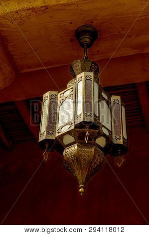 Traditional Arabic Lantern In Old Dubai, United Arab Emirates