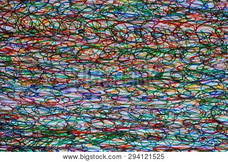 Colorful Abstract Background On A Paper. Full Frame