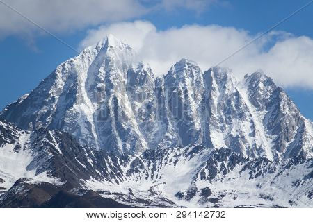 The Yala Snow Mountain Group After The Ganzi Mountain In Sichuan
