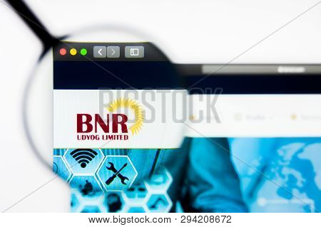 San Francisco, California, Usa - 8 April 2019: Illustrative Editorial Of Bnr Udyog Website Homepage.