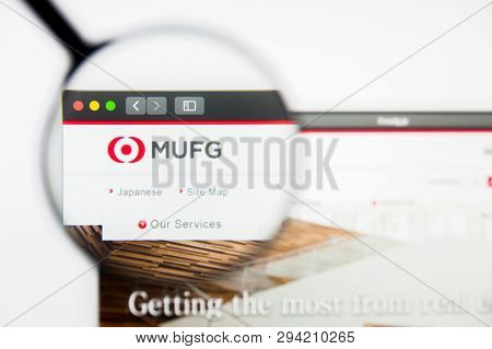 Los Angeles, California, Usa - 8 April 2019: Illustrative Editorial Of Mitsubishi Ufj Lease Website 