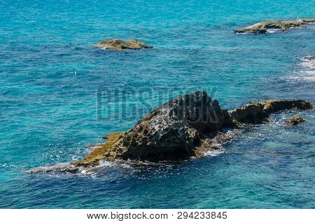 Rocky Cliffs At Isla Mujeres, Cancun, Isla Mujeres