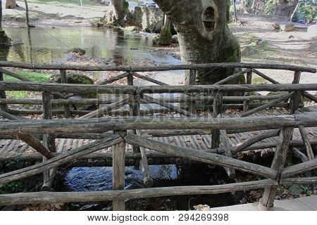 Agios Nikolaos Park Naousa Greece Europe