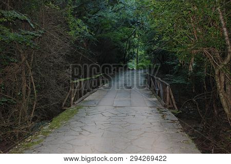 Agios Nikolaos Park Naousa Greece Europe