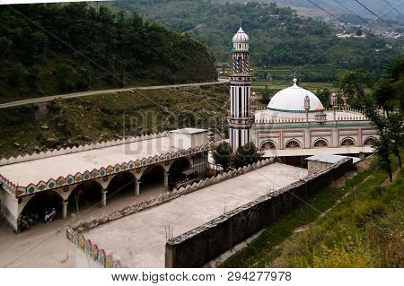 Exterior View To Darul Uloom Ishaatul Islam Mosque At Khyber Pakhtunkhwa, Karakoram Highway, , Pakis
