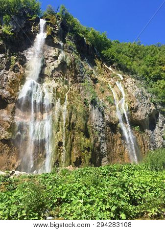 Big Waterfall (veliki Slap Or Slap Plitvica), Plitvice Lakes National Park Or Nacionalni Park Plitvi