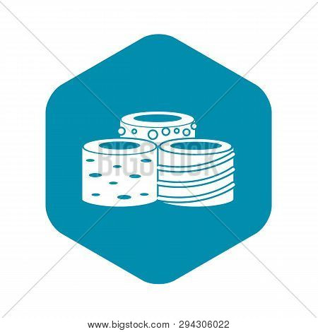 Tasty Turkish Delight Icon. Simple Illustration Of Tasty Turkish Delight Vector Icon For Web