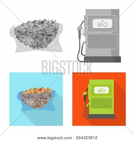 Vector Illustration Of Farm And Agriculture  Icon. Set Of Farm And Technology Vector Icon For Stock.