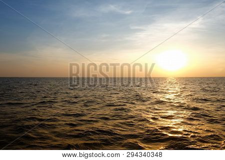 Samaesarn Island In Evening Sunset View ,chong Samaesarn Is A Popular Tourist Destination Thailand.
