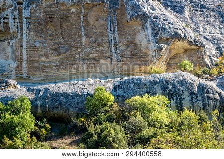 Bakhchisarai Cave Monastery (the Assumption Monastery Of The Caves) In Crimea, Near Bakhchysarai. He