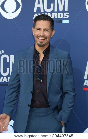 LAS VEGAS - APR 7:  Jay Hernandez at the 54th Academy of Country Music Awards at the MGM Grand Garden Arena on April 7, 2019 in Las Vegas, NV