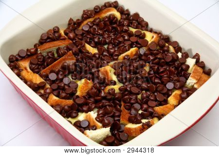 Chocolate Chip leipää vanukas