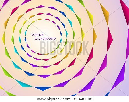 ออกแบบวงเรนโบว์ concentric