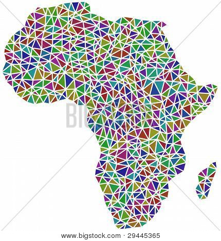 Map Africa Mosaic Vector &amp; Photo (Free Trial) | Bigstock