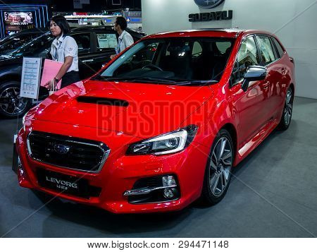 Subaru Levorg On Display In Bangkok International Motor Show 2018.