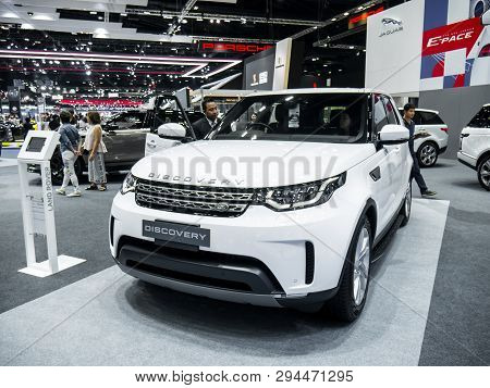 Land Rover Discovery On Display In Bangkok International Motor Show 2018.