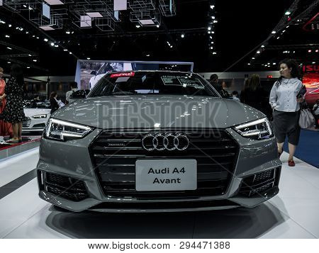 Audi A4 Avant On Display In Bangkok International Motor Show 2018 At Impact Arena Exhibition Muangth