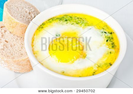 Spinach Baked Egg