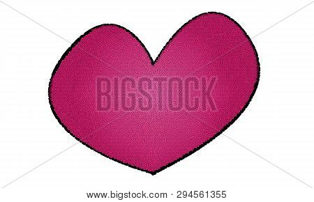 Pink Herat For All People In Love