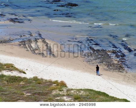 Figure On Beach