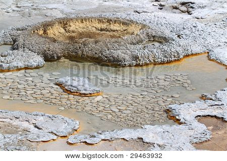 Aurum Geyser di Yellowstone Wyoming