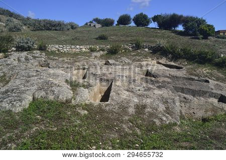 Tge Ancient Punic Necropolis Of Tuvixeddu, Cagliari