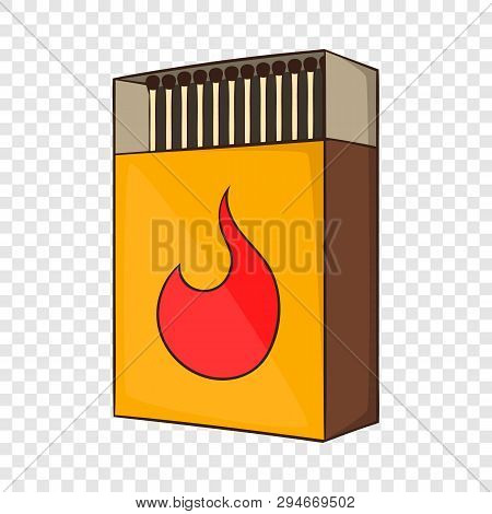 Box Of Matches Icon In Cartoon Style Isolated On Background For Any Web Design