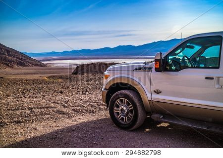 The Famous Off-road Ford Vehicle In Death Valley National Park