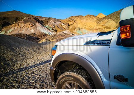 The Famous Off-road Ford Vehicle In Death Valley National Park