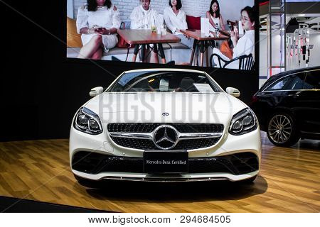 Mercedes Benz Certified On Display In Bangkok International Motor Expo 2018.