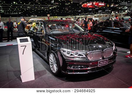 Bmw 730Ld Sdrive Pure Excellence On Display In Bangkok International Motor Expo 2018.