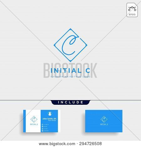 Premium Vector C Logo In Gold Color. Beautiful Logotype Design For Luxury Company Fashion Branding