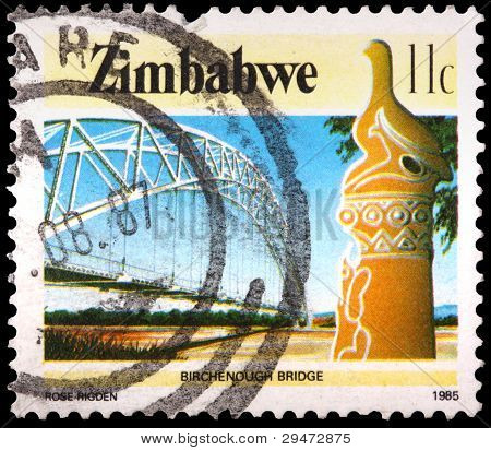 En 11-cent stempel trykt i Zimbabwe