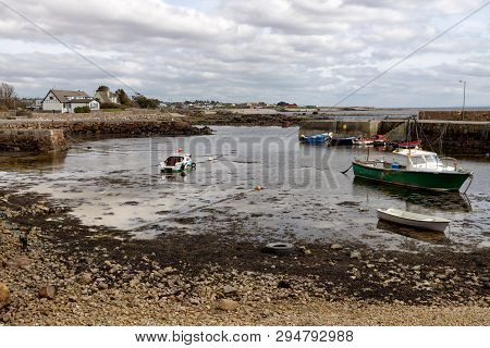 Pier And Ocean In Galway Bay