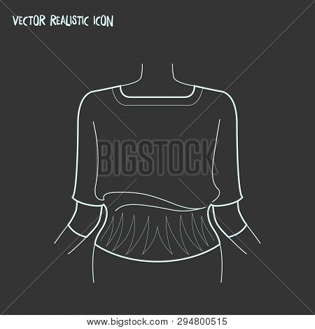Knitwear Icon Line Element. Vector Illustration Of Knitwear Icon Line Isolated On Clean Background F