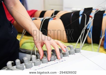 Myostimulation. Hardware Cosmetology. Body Care. Non Surgical Body Sculpting. Anti-cellulite And Ant
