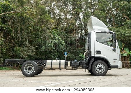 Hong Kong, China March 25, 2019 : Foton Aumark S Test Drive Day March 25 2019 in Hong Kong.